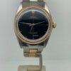 Réplica Suíça Rolex Oyster Perpetual 34mm Ouro Rosa Aço Ano 1967 Muito Raro