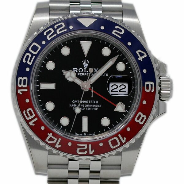 Réplica barata Rolex New Gmt-master Ii 40mm 126710 Aço Pepsi 2020 Garantia Caixa de Papel #rl405