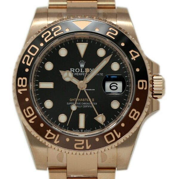 Réplica Rolex New Gmt-master Ii 40mm 126715 2020 Rose Gold Paper Box 5yrwarranty #rl404