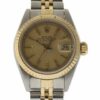 Réplique Rolex Suisse Data 69173 26mm Lady Steel Gold Jubilee Champagne 1984 1 ano de garantia # i1094