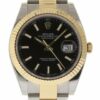 Réplica Rolex Swiss New Datejust 41 126333 41mm Aço Preto Ouro 2020 Caixa/cartão/garantia #rl302