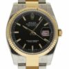 Falso Rolex New Datejust 36mm 116233 Aço Ouro Preto Caixa Automática de Papel 5yrwty #rl281