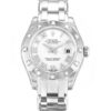 Réplica Rolex Swiss Pearlmaster Réplica Senhora Automática Ouro Branco com Diamantes 80319 29mm