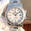 Réplica de luxo Rolex Yacht-master 116622 Jf Mostrador Branco com Correia SS Sh3135