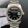 Melhor Réplica Rolex Day-date II 228239 Ss Texturizado Preto Mostrador Ss Pulseira A3255