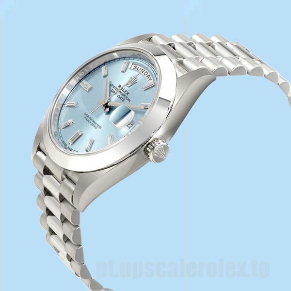 Rolex Day-Date 40mm Masculino 228206 Ver Tom Prata - Image 3
