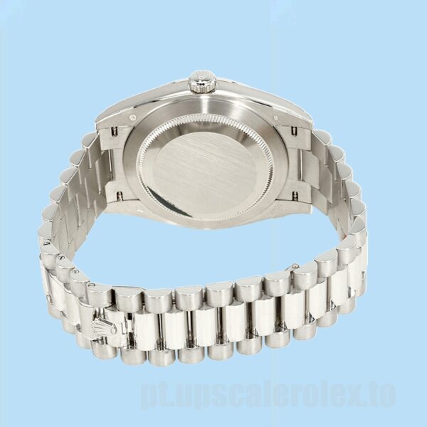 Rolex Day-Date 40mm Masculino 228206 Ver Tom Prata - Image 4