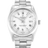 Réplica de qualidade Rolex Oyster Perpetual Date Réplica Branco Romano Número 15000 34mm