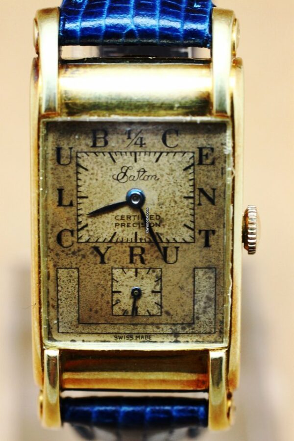 Relógio Rolex Prince Eatons falsificado em ouro amarelo 14k Quarter Century