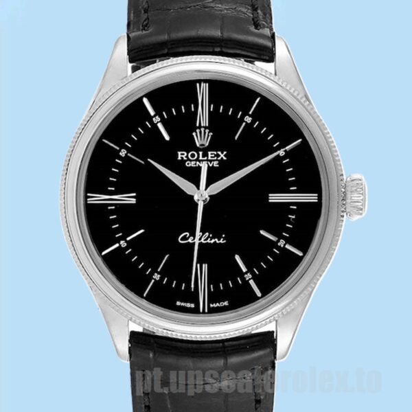 Rolex Cellini m50509-0006 Masculino 39mm Tom Prata
