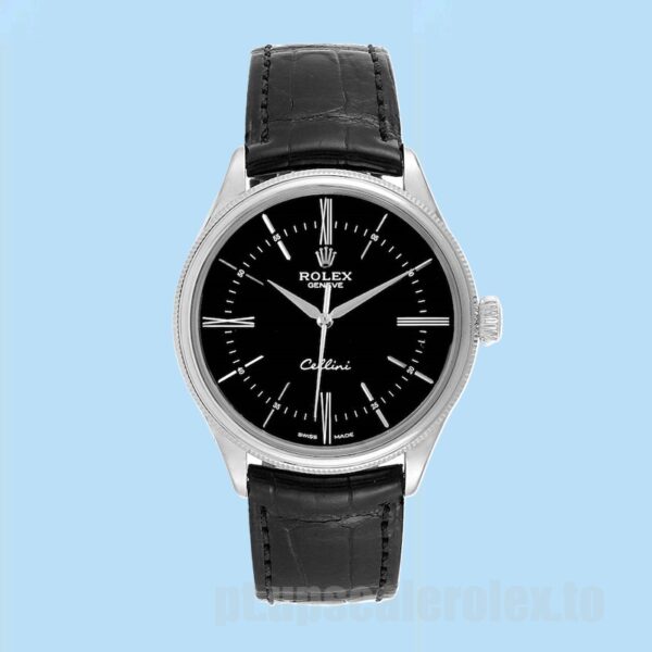 Rolex Cellini m50509-0006 Masculino 39mm Tom Prata - Image 2