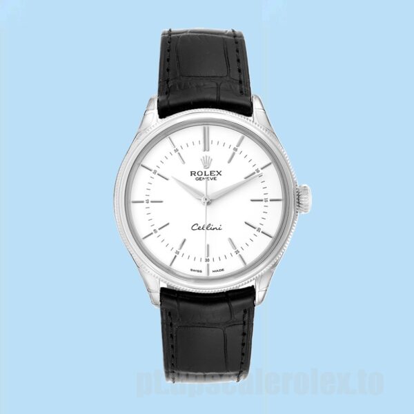 Rolex Cellini Masculino m50509-0016 39mm Mostrador Branco - Image 2