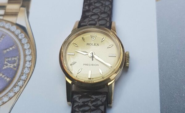 Compre Rolex Precision falso em ouro 18k