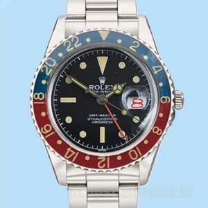 Rolex GMT-Master 40mm 6542 Masculino Mostrador Preto
