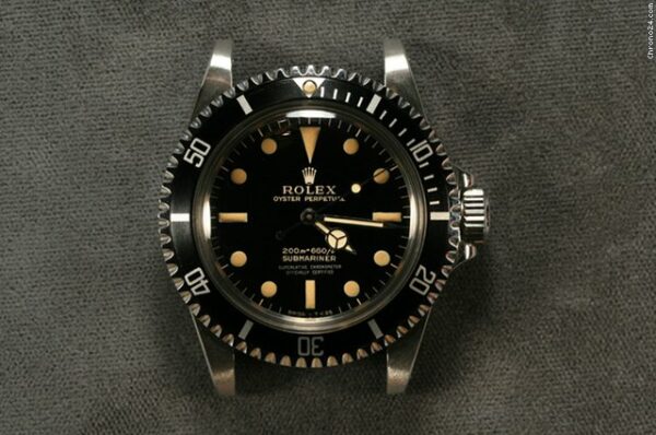 Réplica Suíça Rolex Submariner 5512 Ouro Ouro Mostrador Raro