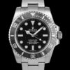 Réplica de relógio masculino Rolex Submariner aço automático mostrador preto – 114060