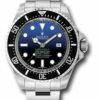 Réplica de qualidade Rolex Sea-dweller 116660 Dbl mostrador azul escuro