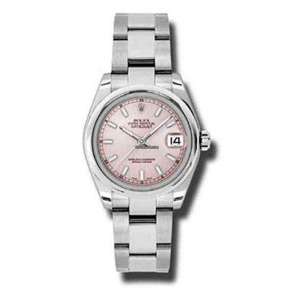 Réplica de luxo Rolex Datejust 31 mm - moldura de aço com cúpula - 178240 Pio Oyster Bracelete