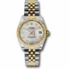 Réplica Rolex Datejust Swiss 31mm – Aço e Ouro Amarelo – Bezel 24 Dia – Jubilee 178343 Mdj