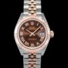 Réplica de qualidade Rolex Lady-datejust 28 Roles ou Rose Fluted Jubilee Chocolate Roman – 279171