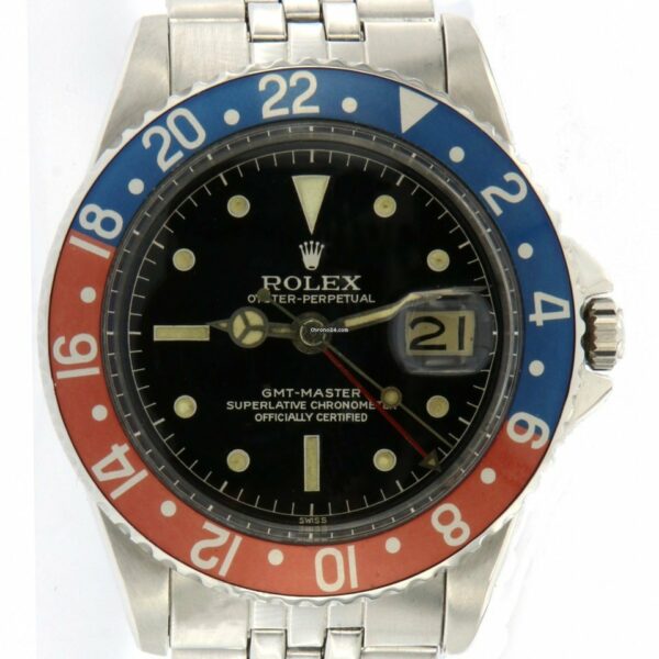 Réplica Suíça Rolex Gmt Master Ref 1675 Pcg Cornino Fabricado em 1961