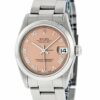 Melhor Réplica Rolex Tamanho Médio Datejust 178240 Relógio Romano Salmão Aço Inoxidável