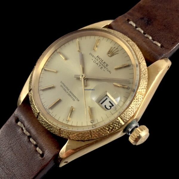 Melhor Réplica de Data Rolex em ouro amarelo 1510
