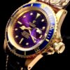 Compre um Rolex Submariner Yellow Gold 1680 8 Tropical Violet falsificado