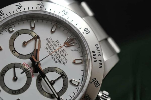 Melhor Réplica Rolex Daytona White Dial