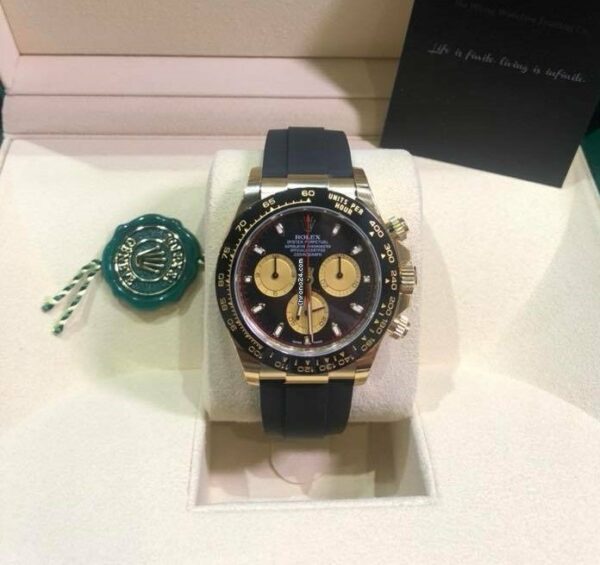 Relógio Rolex Howong falso [Novo] 116518 Paul Newman Daytona Ouro amarelo 18k