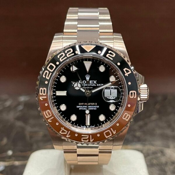 Melhor Réplica Rolex Gmt-master Ii Rose Neu 2021 Lc 100 Ref.126715chnr