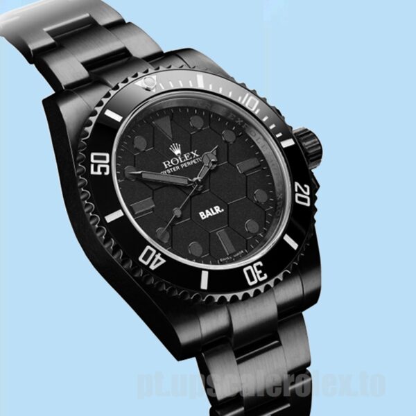 Rolex Submariner Masculino BALR 40mm Tom Preto - Image 3