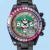 Rolex Daytona 40mm DIW Masculino Mostrador Verde Tom Preto