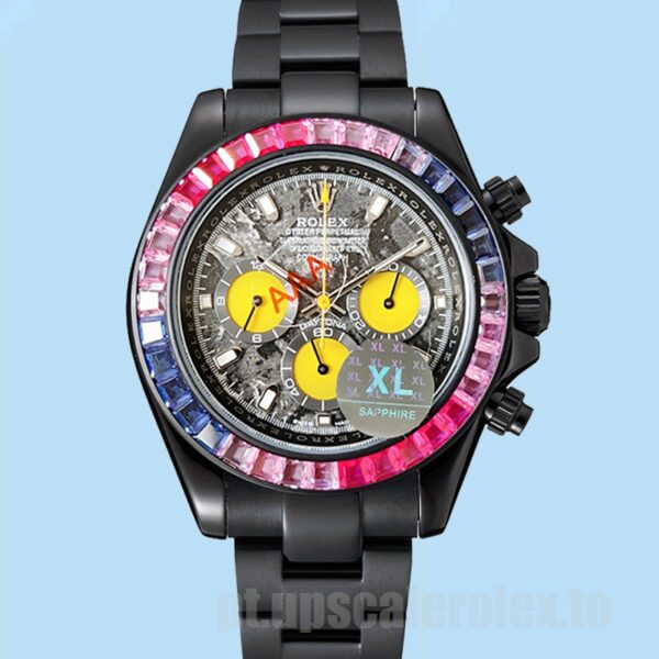 Rolex Daytona Masculino DIW 40mm Tom Preto - Image 2