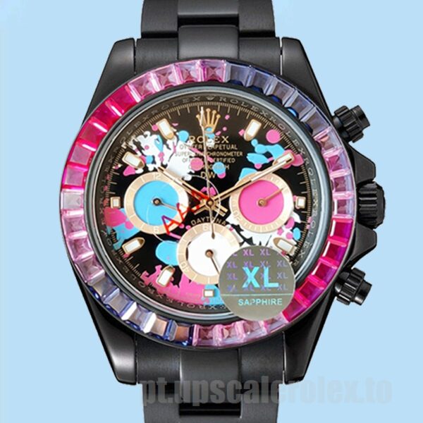 Rolex Daytona 40mm DIW Masculino Tom Preto
