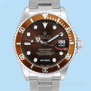 Rolex Submariner Masculino Harley-Davidson 40mm Pulseira Ostra