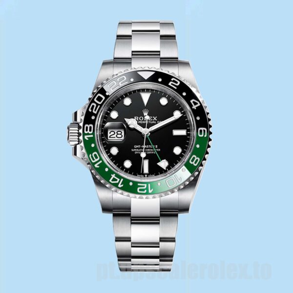 Rolex GMT-Master Masculino M126720VTNR-0001 40mm Tom Prata - Image 2