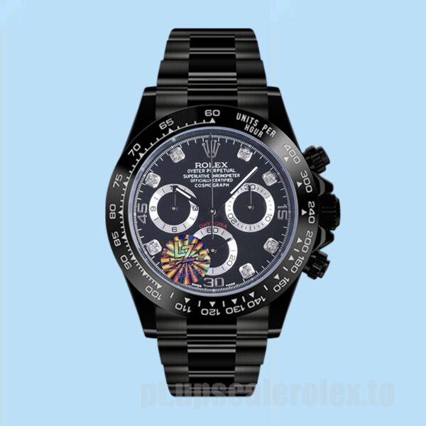 Rolex Daytona 40mm 116500 Masculino Mostrador Preto - Image 2