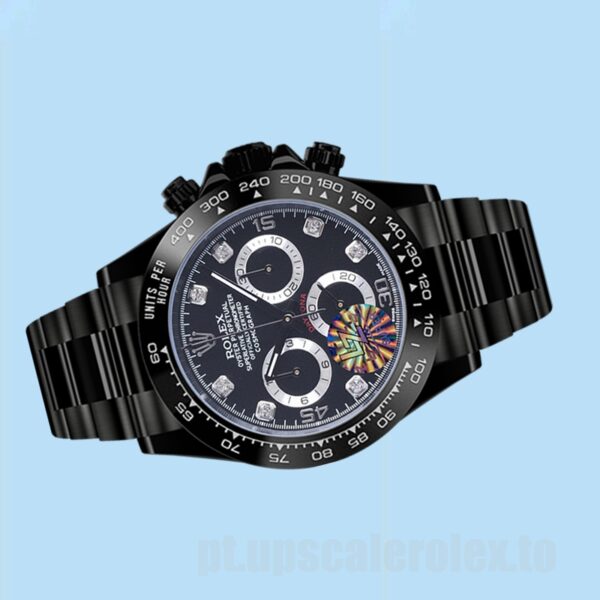 Rolex Daytona 40mm 116500 Masculino Mostrador Preto - Image 3
