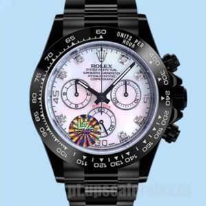 Rolex Daytona 40mm Masculino 116500 Pulseira Ostra Tom Preto