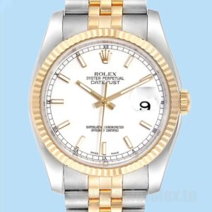 Rolex Datejust 36mm 116233 Masculino Tom Prata