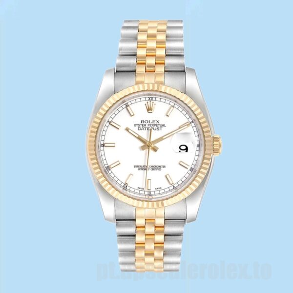 Rolex Datejust 36mm 116233 Masculino Tom Prata - Image 2
