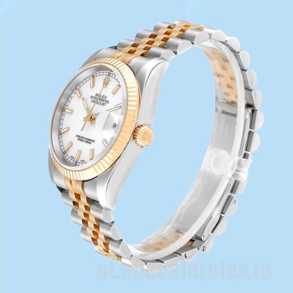 Rolex Datejust 36mm 116233 Masculino Tom Prata - Image 3