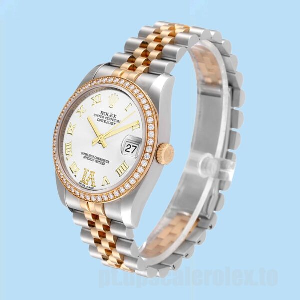 Rolex Datejust 116243 Masculino 36mm Mostrador Branco - Image 3