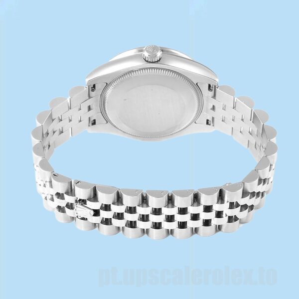 Rolex Datejust 116244 36mm Unissex Tom Prata Mostrador Prateado - Image 4
