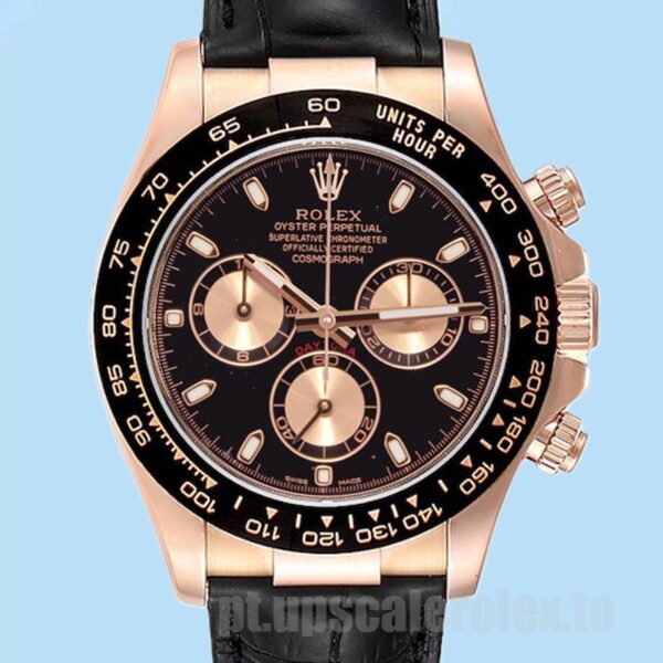 Rolex Daytona 116515 40mm Masculino Tom De Ouro Rosa