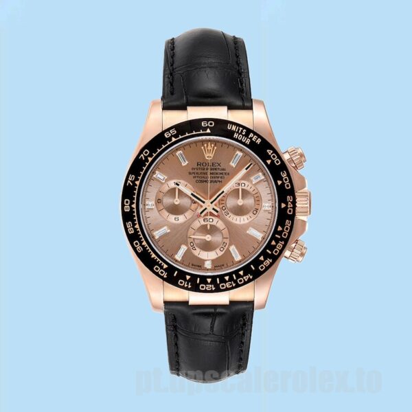 Rolex Daytona 40mm Masculino 116515 Tom De Ouro Rosa - Image 2