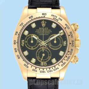 Rolex Daytona 116518 Masculino 40mm Ver Tom De Ouro