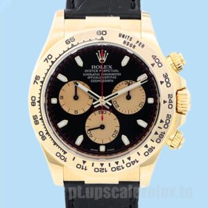 Rolex Daytona 116518 Masculino 40mm Automático Correia De Couro