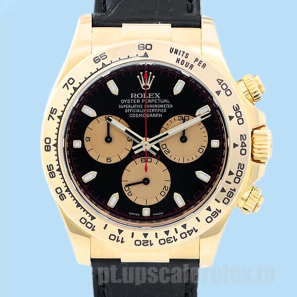 Rolex Daytona 116518 Masculino 40mm Automático Correia De Couro